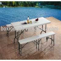 outdoor furniture folding table and bench