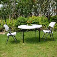 folding plastic outdoor furniture(round table)