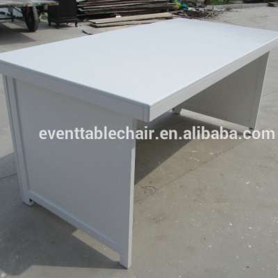 Professional customized  best selling white wood buffet tables for event