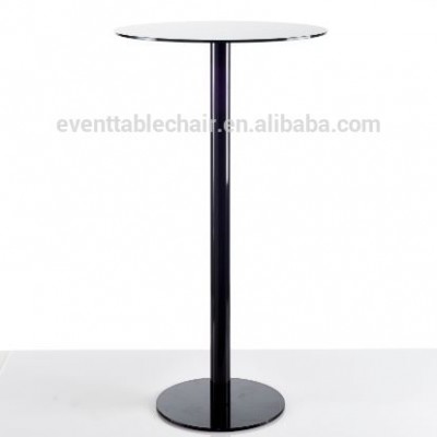 New product Best Quality glass table bar dining table banquet glass top bar table