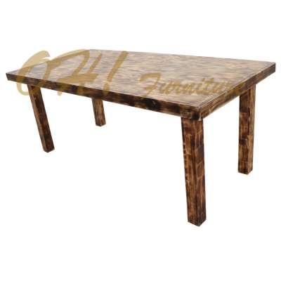 customization farm dining table solid wood restaurant solid outdoor table living room dining table