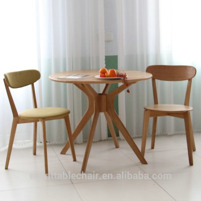 2016 Qingdao wholesale solid wood chair dining table