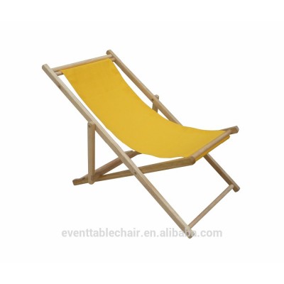 Hot Sale Foldable Wooden cool beach chair