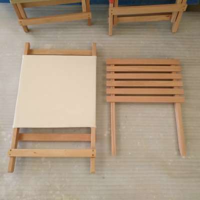 wholesale Outdoor portable children's beach folding chair wood