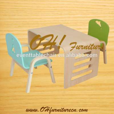 Kindergarten Supplies Eco-friendly  Preschool kids table and chair