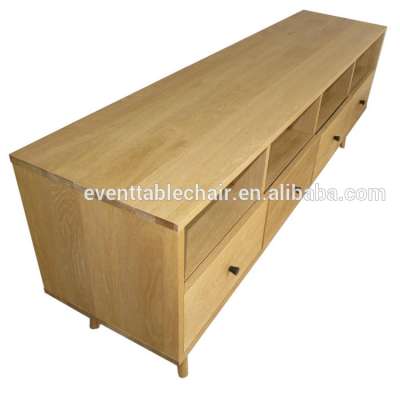 best selling Modern matt melamine  oak  4 drawers Tv unit stand